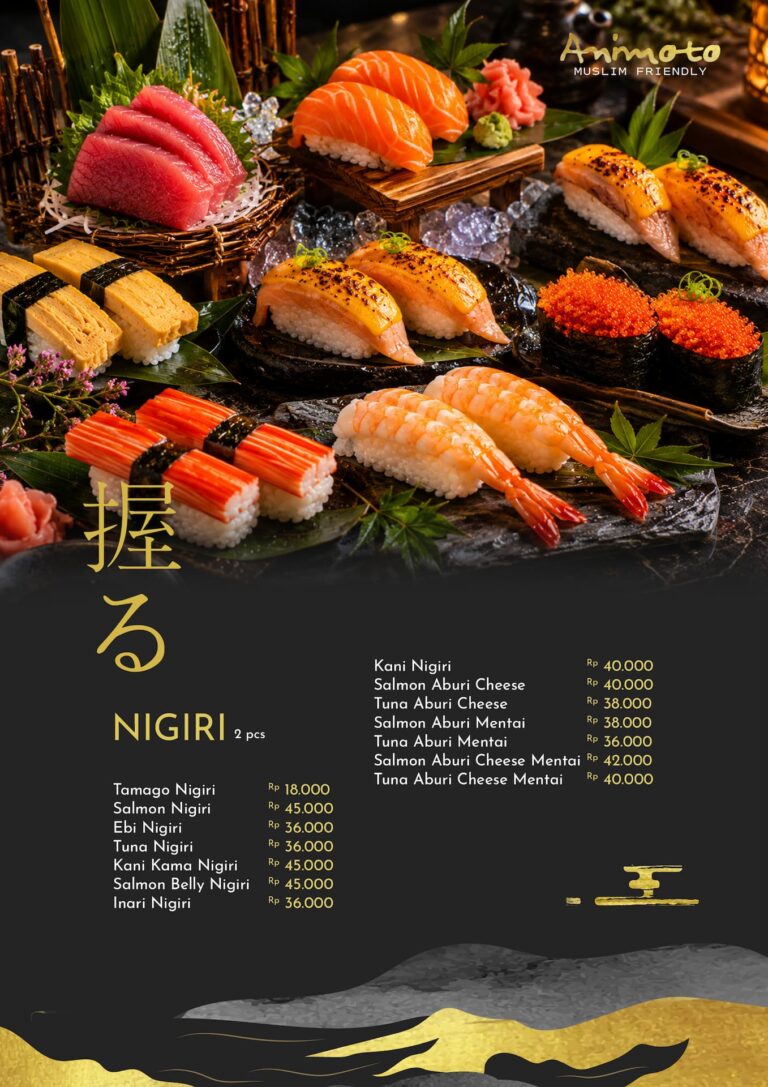 Animoto - Menu Sushi Nigiri